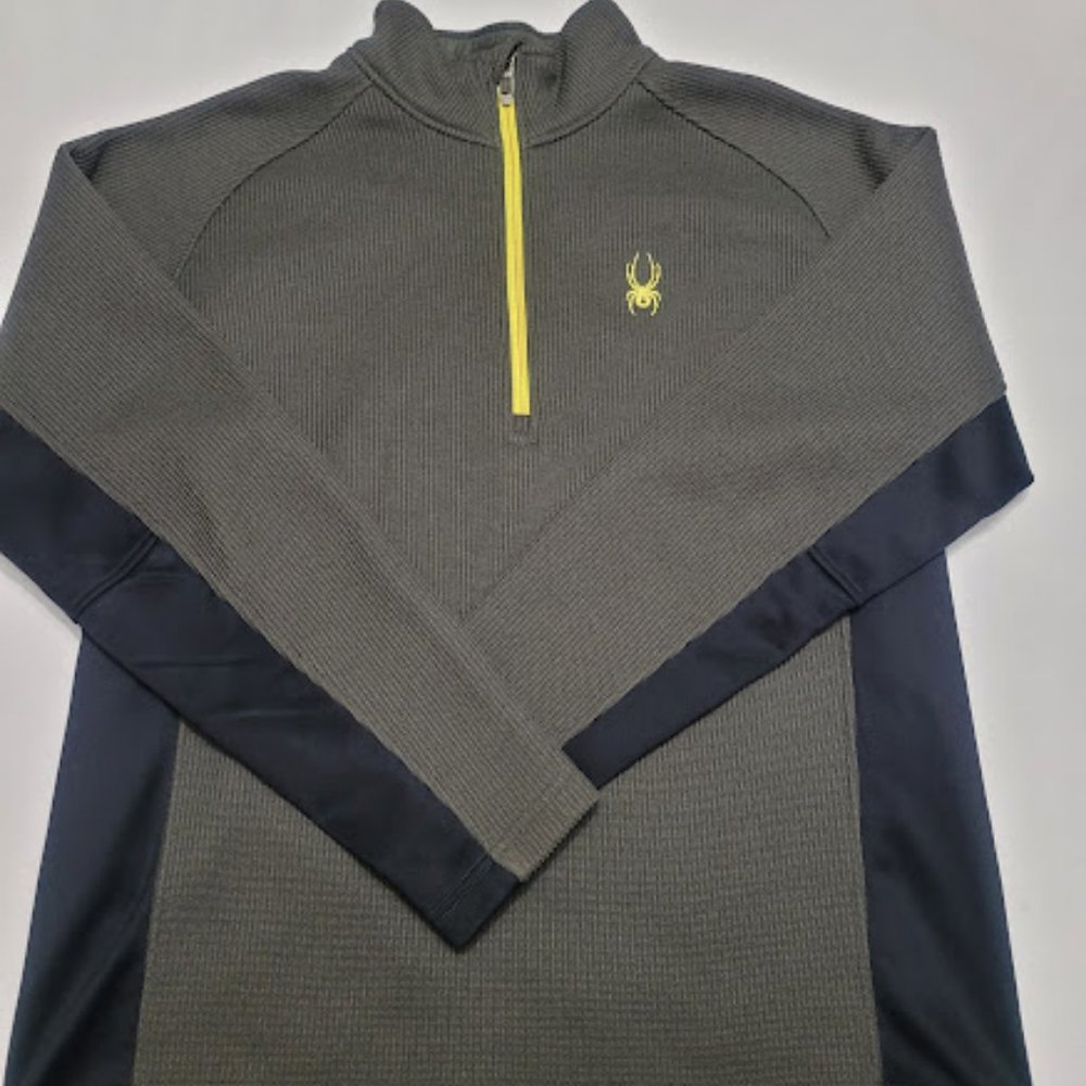 Half Zip Spyder Core Pullover Grey (XL)